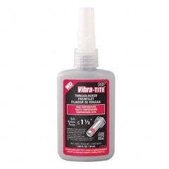 Vibra-Tite - 50 mL Bottle, Red, High Temp/High Strength Threadlocker - Caliber Tooling