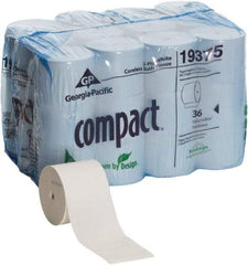 Georgia Pacific - 12,150' Roll Length x 4" Sheet Width, Coreless Roll Toilet Tissue - 1,000 Sheets per Roll, 2 Ply, White, Recycled Fiber - Caliber Tooling