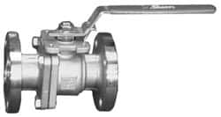 Sharpe Valves - 12" Pipe, Full Port, Carbon Steel Fire Safe Ball Valve - 2 Piece, Inline - One Way Flow, Flanged x Flanged Ends, Lever Handle, 275 WOG, 150 WSP - Caliber Tooling