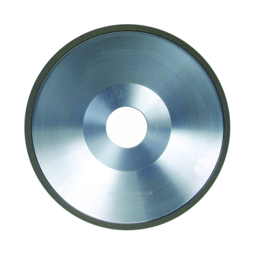 6 x 1 x 1-1/4" - 1/8" Abrasive Depth - 120 Grit - Type 12A2 Diamond Dish Wheel - Caliber Tooling