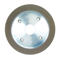 6 x 3/4 x 1-1/4" - 1/8" Abrasive Depth - 220 Grit - Type 6A2C Diamond Plain Cup Wheel - Caliber Tooling