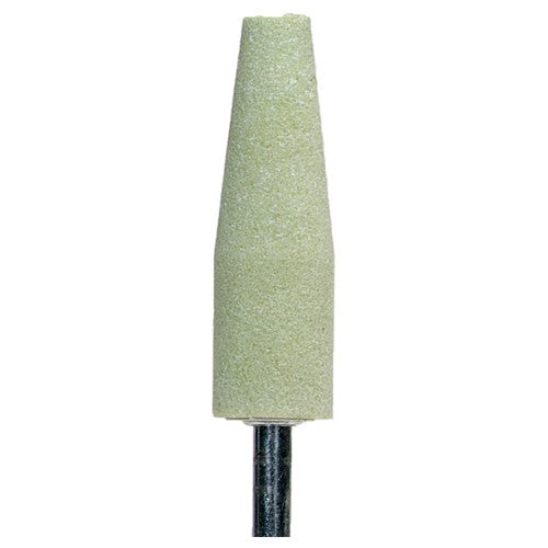 ‎3/4″ × 2-1/2″ 1/4″ Spindle Quantum Mounted Point A1 80 Grit Ceramic Alumina - Caliber Tooling