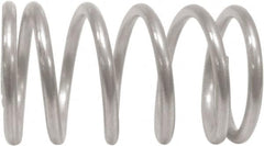 Associated Spring Raymond - 30mm OD, 5mm Wire, 125mm Free Length, Compression Spring - 155.01 Lb Spring Rating, 1308.51 N Max Work Load, Stainless Steel - Caliber Tooling