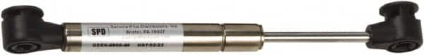 Associated Spring Raymond - 0.551181" Rod Diam, 1.102362" Tube Diam, 270 Lb Capacity, Gas Spring - Extension, 44.72441" Extended Length, 19.68504" Stroke Length, Metal Ball Socket, Uncoated Piston - Caliber Tooling