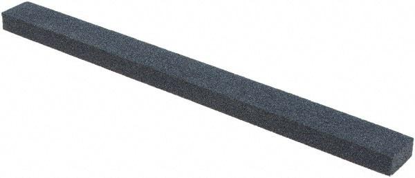 Made in USA - 150 Grit Silicon Carbide Rectangular Polishing Stone - Medium Grade, 1/2" Wide x 6" Long x 1/4" Thick - Caliber Tooling