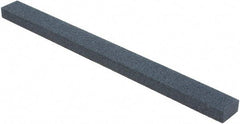 Made in USA - 180 Grit Silicon Carbide Rectangular Polishing Stone - Medium Grade, 1/2" Wide x 6" Long x 1/4" Thick - Caliber Tooling