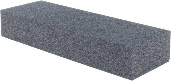 Made in USA - 6" Long x 2" Wide x 1" Thick, Silicon Carbide Sharpening Stone - Rectangle, 120 Grit, Coarse Grade - Caliber Tooling