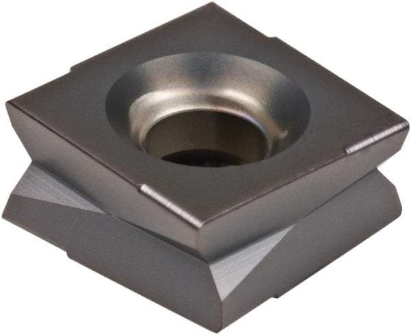 Kennametal - C8FIX1506 RN Grade KCU25 Carbide Turning Insert - AlTiN Finish, 0.358" Inscr Circle, 0.2598 Thick, 0.0197" Corner Radius - Caliber Tooling