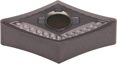 Kennametal - DNMG442 MS Grade KCU25 Carbide Turning Insert - AlTiN Finish, 55° Diamond, 1/2" Inscr Circle, 1/4" Thick, 1/32" Corner Radius - Caliber Tooling