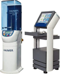 HAIMER - 43" Long x 32" Wide x 32" High, 32" Diam Capacity, 120V Power Source, Balancing Machine - 30" Height Measuring Capacity, HSK, SK, BT, CAT, BBT, Capto, KM - Caliber Tooling