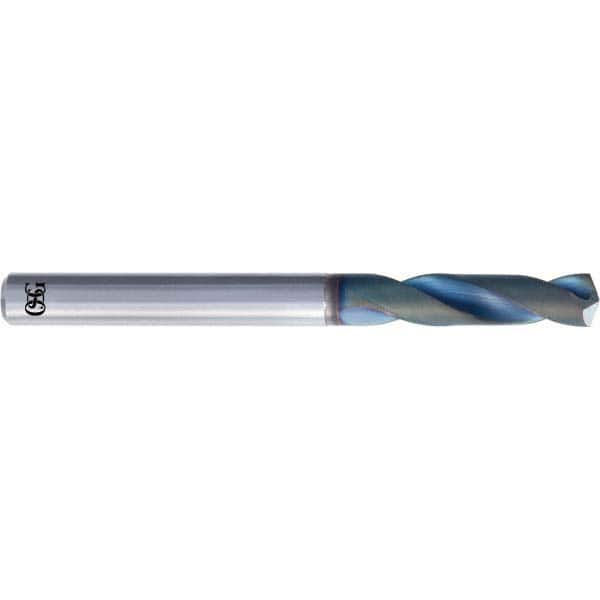 OSG - 5.3mm, 140° Point Angle, Spiral Flute, Screw Machine Drill Bit - Caliber Tooling