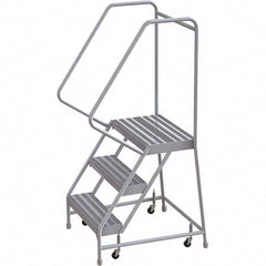 TRI-ARC - Rolling & Wall Mounted Ladders & Platforms Type: Rolling Warehouse Ladder Style: Rolling Safety Ladder - Caliber Tooling