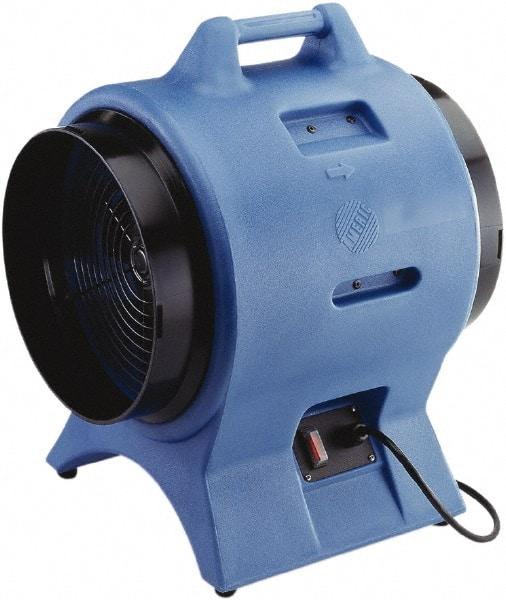 Schaefer Ventilation Equipment - 12" Inlet, Electric AC Ventilation Fan - 1 hp, 2,492 CFM, 220 Max Voltage Rating - Caliber Tooling