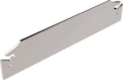 Seco - 0.843" Blade Height, 0.079" Blade Width, 4.72" OAL, Neutral Cut, Double End Indexable Cut-Off Blade - 150.10A Blade, 150.10 Series - Caliber Tooling