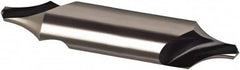 Combo Drill & Countersink: Metric, High Speed Steel Bright (Polished) Finish, Left Hand Cut, Series 284