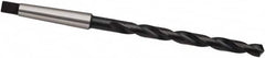 Guhring - 11.5mm, 1MT 118° Point High Speed Steel Taper Shank Drill Bit - Oxide Finish, 125mm Flute Length, 206mm OAL, Spiral Flute, Series 257 - Caliber Tooling