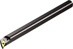 Sandvik Coromant - 1.941" Min Bore Diam, 12" OAL, 1-1/2" Shank Diam, A..SVPBR/L Indexable Boring Bar - Screw-On Holding Method - Caliber Tooling