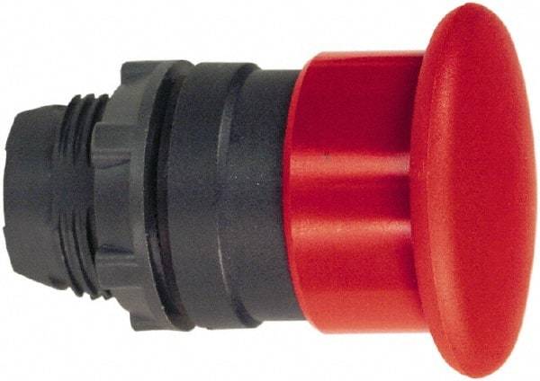 Schneider Electric - 22mm Mount Hole, Extended Mushroom Head, Pushbutton Switch Only - Round, Red Pushbutton, Nonilluminated, Momentary (MO) - Caliber Tooling