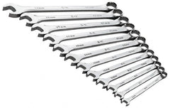 SK - 12 Piece, 8 to 19mm, 12 Point Combination Wrench Set - Caliber Tooling