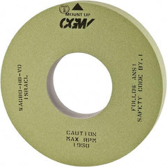 Camel Grinding Wheels - 24" Diam x 12" Hole x 3" Wide Centerless & Cylindrical Grinding Wheel - 80 Grit, Aluminum Oxide, Type 1, Vitrified Bond, No Recess - Caliber Tooling