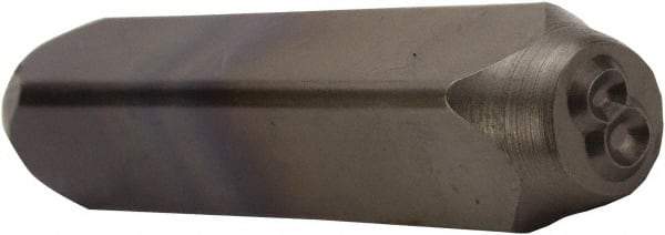 C.H. Hanson - 5/8" Character Size, 8 Character, Heavy Duty Individual Steel Stamp - Caliber Tooling