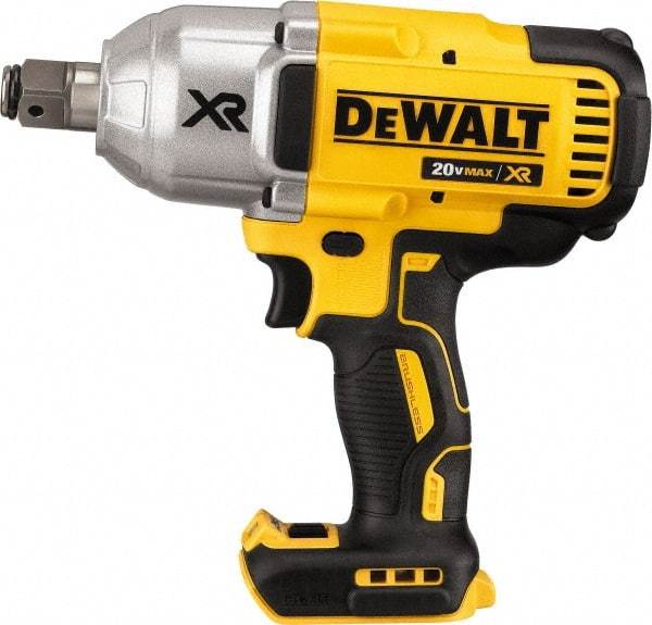 DeWALT - 3/4" Drive 20 Volt Mid-Handle Cordless Impact Wrench & Ratchet - 400/900/1,200 RPM, 0 to 2,400 BPM, 700 Ft/Lb Torque, Lithium-Ion Batteries Not Included - Caliber Tooling