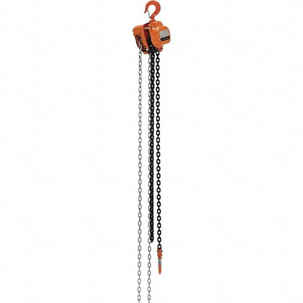 Vestil - 2,000 Lb Lifting Capacity, 10' Lift Height, Hand Hoist - Made from Chain - Caliber Tooling