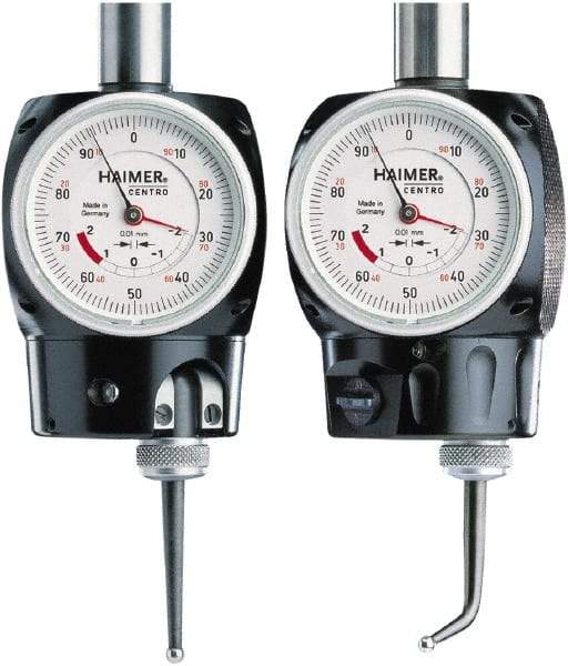 HAIMER - Positioning Indicators Type: Dial Positioning Indicator Point Diameter (mm): 5.00 - Caliber Tooling