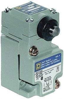 Square D - SPDT, NC/NO, 600 Volt Screw Terminal, Plunger Actuator, General Purpose Limit Switch - 1, 2, 4, 6, 12, 13, 6P NEMA Rating, IP67 IPR Rating - Caliber Tooling