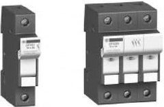 Schneider Electric - 1 Pole, 600 Volt, 30 Amp, DIN Rail Mount Fuse Holder - Compatible with CC Class, 17mm Wide Fuse - Caliber Tooling