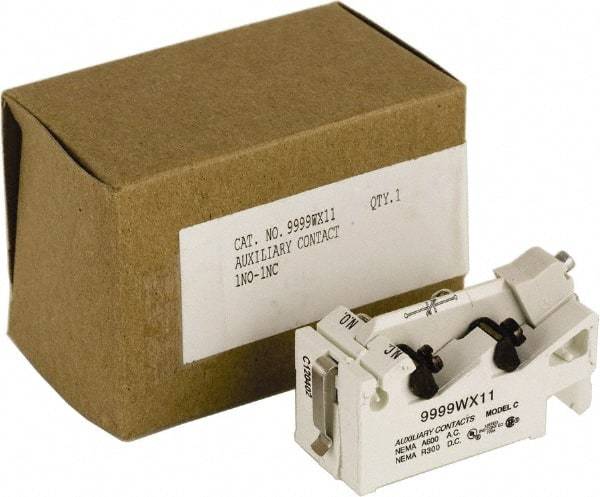 Square D - Contactor Auxiliary Contact - For Use with Class 8502 Type WF/WG/WH Contactor - Caliber Tooling