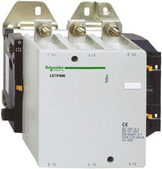 Schneider Electric - 3 Pole, 125 Coil VDC, 400 Amp at 440 VAC, Nonreversible IEC Contactor - Bureau Veritas, CCC, CSA, DNV, EN/IEC 60947-1, EN/IEC 60947-4-1, GL, JEM 1038, LROS, RINA, RMRoS, RoHS Compliant, UL Listed - Caliber Tooling