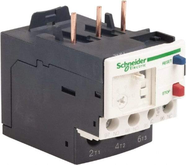 Schneider Electric - 3 Pole, NEMA Size 00-1, 7 to 10 Amp, 690 VAC, Thermal NEMA Overload Relay - Trip Class 20, For Use with LC1D09, LC1D12, LC1D18, LC1D25, LC1D32 and LC1D38 - Caliber Tooling