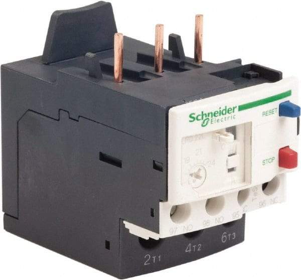 Schneider Electric - 3 Pole, NEMA Size 0-1, 16 to 24 Amp, 690 VAC, Thermal NEMA Overload Relay - Trip Class 20, For Use with LC1D18, LC1D25, LC1D32 and LC1D38 - Caliber Tooling