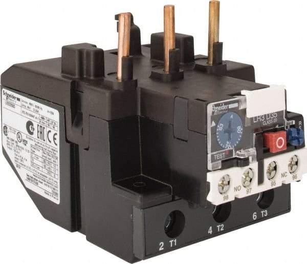 Schneider Electric - 63 to 80 Amp, 690 VAC, Thermal IEC Overload Relay - Trip Class 20, For Use with LC1D80 and LC1D95 - Caliber Tooling