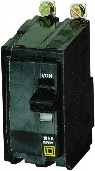 Square D - 15 Amp, 240 VAC, 2 Pole, Bolt On Miniature Circuit Breaker - 14-8 AWG - Caliber Tooling