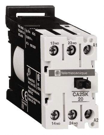 Schneider Electric - NC/NO, 24 VDC Control Relay - DIN Rail Mount - Caliber Tooling