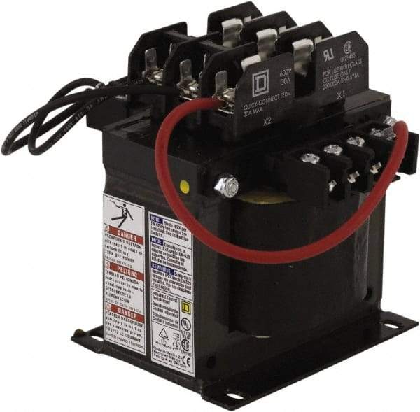 Square D - 1 Phase, 350 VA, Top Mount Fuse Block Control Transformer - 176°F Temp Rise - Caliber Tooling