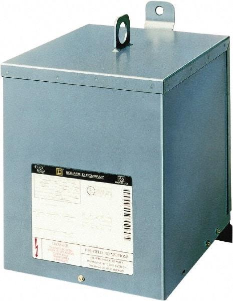 Square D - 1 Phase, 240 x 480 Volt Input, 120/240 Volt Output, 5 kVA, General Purpose Transformer - 3R NEMA Rating, 239°F Temp Rise, Indoor, Outdoor - Caliber Tooling