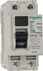 Schneider Electric - 40 Amp, 240 VAC, 2 Pole, Residual Current Device - Caliber Tooling