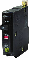 Square D - 20 Amp, 240 VAC, 1 Pole, Bolt On Miniature Circuit Breaker - 14-8 AWG - Caliber Tooling