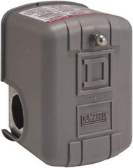 Square D - 1 and 3R NEMA Rated, 20 to 40 psi, Electromechanical Pressure and Level Switch - Adjustable Pressure, 575 VAC, L1-T1, L2-T2 Terminal, For Use with Square D Pumptrol - Caliber Tooling