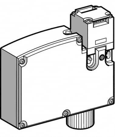 Telemecanique Sensors - 2NC Configuration, 240 VAC, 5 Amp, Key Safety Limit Switch - 1.3 Inch Deep x 3.67 Inch High, IP67 Ingress Rating - Caliber Tooling