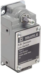 Square D - DPST, 2NC, 600 Volt Screw Terminal, Rotary Spring Return Actuator, General Purpose Limit Switch - 1, 2, 4, 12, 13 NEMA Rating, IP67 IPR Rating - Caliber Tooling