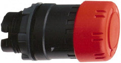 Schneider Electric - 22mm Mount Hole, Extended Mushroom Head, Pushbutton Switch Only - Round, Red Pushbutton, Maintained (MA), Momentary (MO) - Caliber Tooling