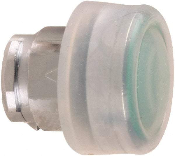 Schneider Electric - 22mm Mount Hole, Flush, Pushbutton Switch Only - Round, Green Pushbutton, Nonilluminated, Momentary (MO) - Caliber Tooling