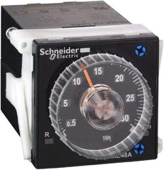 Schneider Electric - 300 hr Delay, Time Delay Relay - 5 Contact Amp, 24 to 240 VAC/VDC at 50/60 Hz - Caliber Tooling