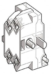 Schneider Electric - Multiple Amp Levels, Electrical Switch Contact Block - 125 VDC at 0.55 Amp and 240 VAC at 3 Amp, Screw Terminal, For Use with Harmony 9001K - Caliber Tooling