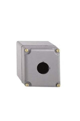 Schneider Electric - 1 Hole, 30mm Hole Diameter, Aluminum Pushbutton Switch Enclosure - 1, 3, 4, 6, 12, 13 NEMA Rated - Caliber Tooling