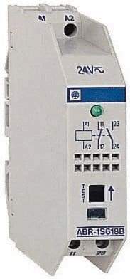 Schneider Electric - 32 and 36 Milliamp, 2NO Configuration, Interface Relay Module - DIN Rail Mount, 23 to 104°F, 48 VAC/VDC - Caliber Tooling